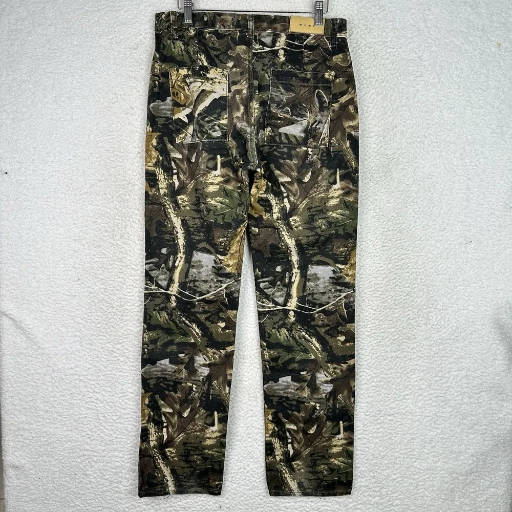 MNML Camo‎ Cargo Pants Woodland Camouflage Button Fly Tactical Workwear 30x32